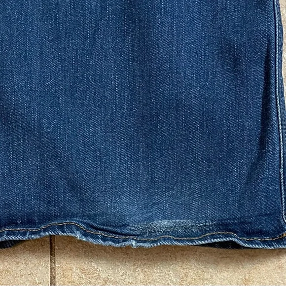 Womens Old Navy Micro Flare Blue Jeans Plus Size 18 Regular Mid Rise (38x31) - Picture 4 of 6